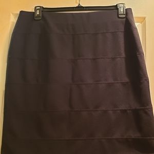 Alfini black pencil skirt